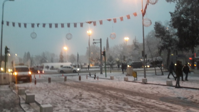 Uşak'ta Kar Yağışı