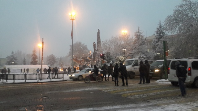 Uşak'ta Kar Yağışı