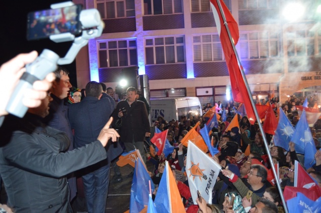 UŞAK'TA AK PARTİ KAZANDI