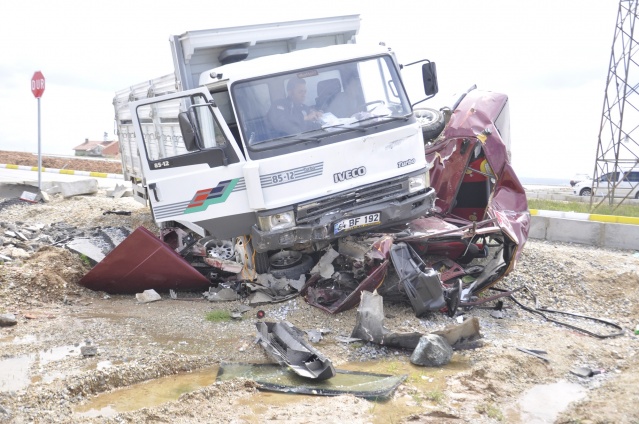 Uşak'ta Mucize Kaza