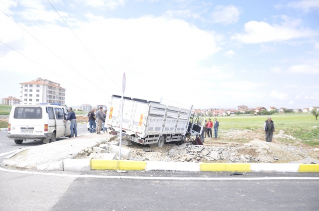 Uşak'ta Mucize Kaza