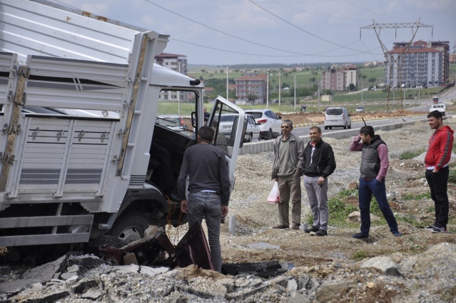Uşak'ta Mucize Kaza