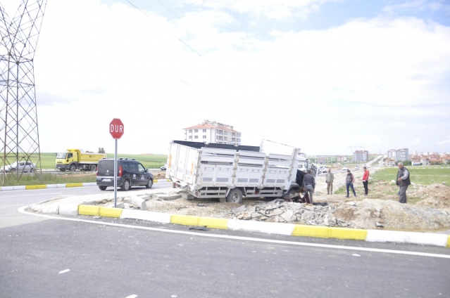 Uşak'ta Mucize Kaza