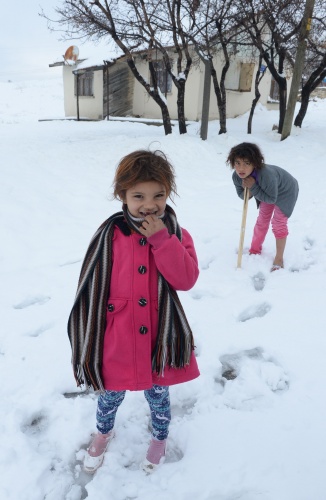 UŞAK'TAN MUHTEŞEM KAR MANZARALARI
