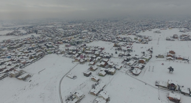 UŞAK'TAN KAR MANZARALARI