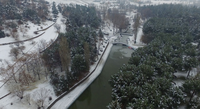 UŞAK'TAN KAR MANZARALARI
