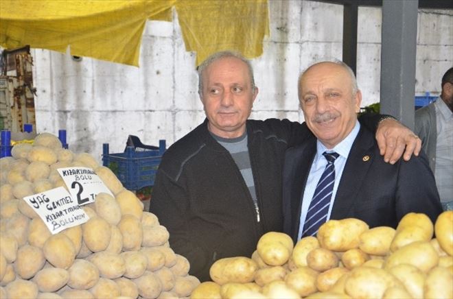 Özbakır Soğuksu Esnafını Gezdi