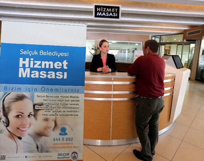 Selçuk Belediyesi Hizmet Masasına Bin 540 Başvuru