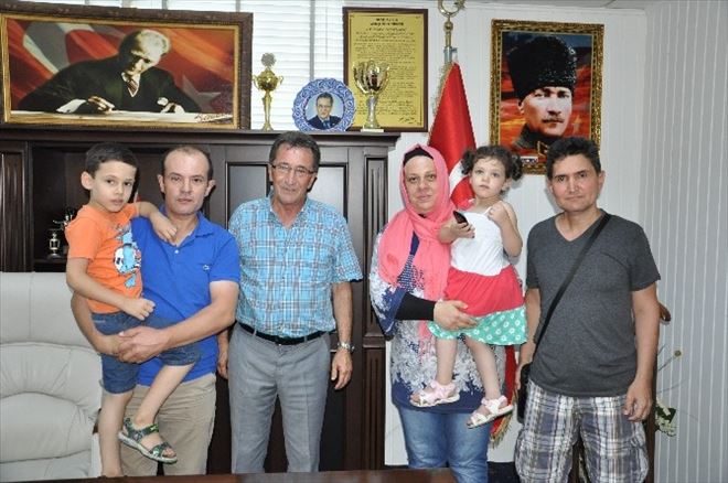 İşid Tarafından Kaçırılan Ve Sonra Resen Emekli Edilen Astsubay Özgür Örs’ten Başkan Kamil Saka’ya Ziyaret