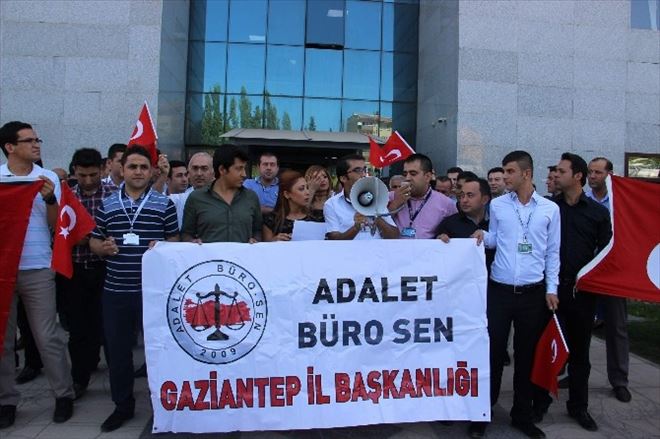 Adalet Büro-sen Terörü Protesto Etti