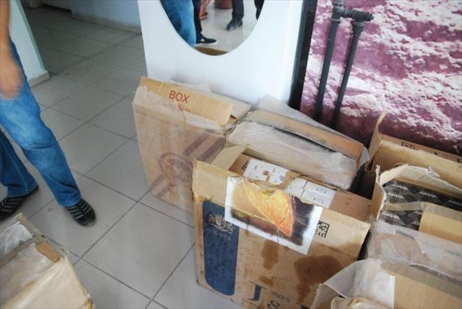 Gürün’de 10 Bin Paket Kaçak Sigara Yakalandı