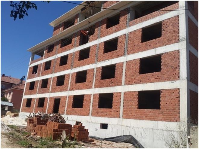 Doğanşehir Müftülüğü’ne Bağlı Hizmet Binası İnşaatı Devam Ediyor