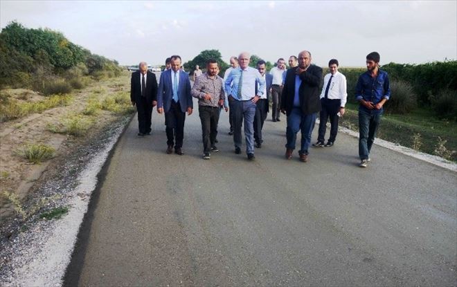 Başkan Yılmaz, Kuş Cenneti’ndeki Yol Çalışmalarını İnceledi