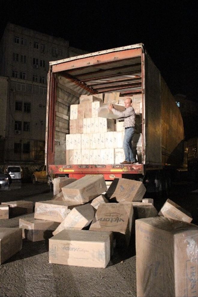 Kahramanmaraş’ta 500 Bin Paket Kaçak Sigara Ele Geçirildi
