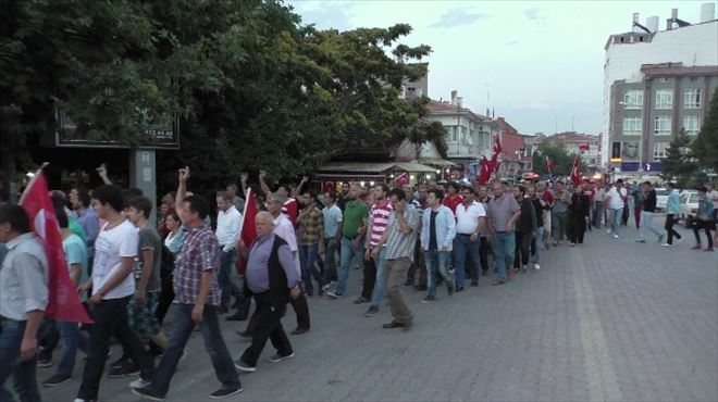 Beyşehir’de Terör Olayları Yürüyüşlerle Lanetlendi