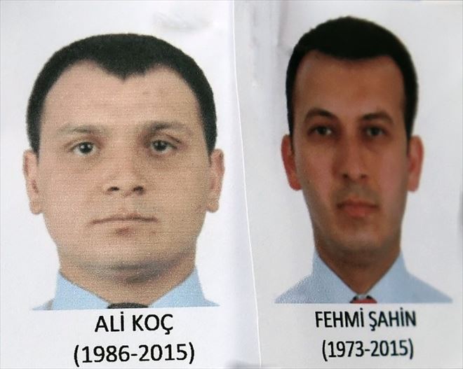 Şehit Polisler Fehmi Şahin Ve Ali Koç Son Yolculuğuna Uğurlandı