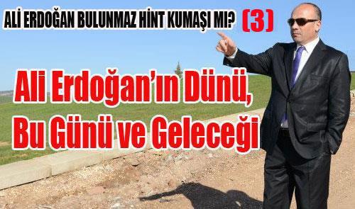 ALİ ERDOĞAN`IN ÇALIŞMALARI VE ADAYLIK SÜRECİ