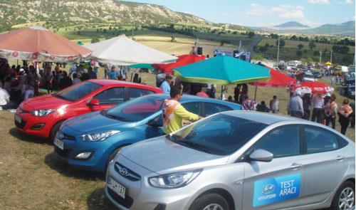 HYUNDAİ YÖRÜK ŞENLİĞİNDE TEST SÜRÜŞÜ YAPTI