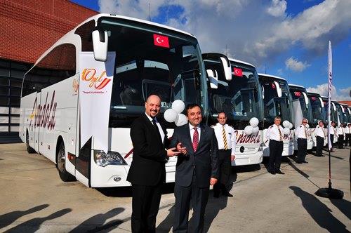 ANADOLU ULAŞIM OTOBÜS SAYISINI 117`YE ÇIKARDI