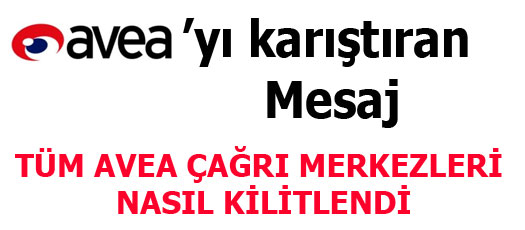AVEAYI KARIŞTIRAN MESAJ