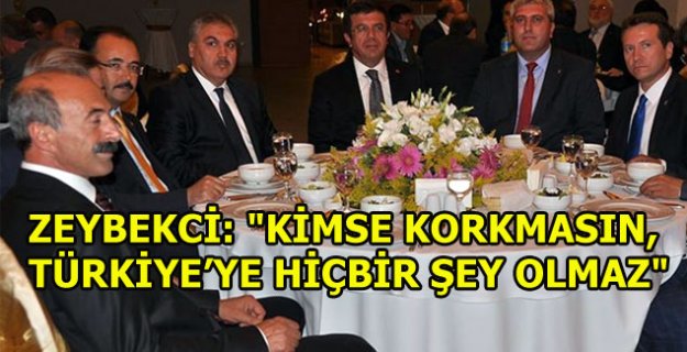 BAKAN ZEYBEKCİ UŞAK'TA KONUŞTU