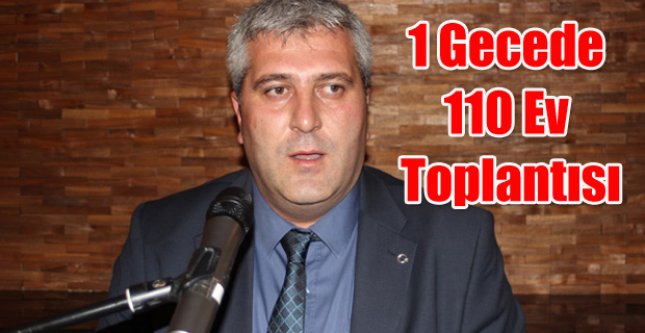 UŞAK AK PARTİ, BU GECE 110 EVDE TOPLANTI YAPIYOR