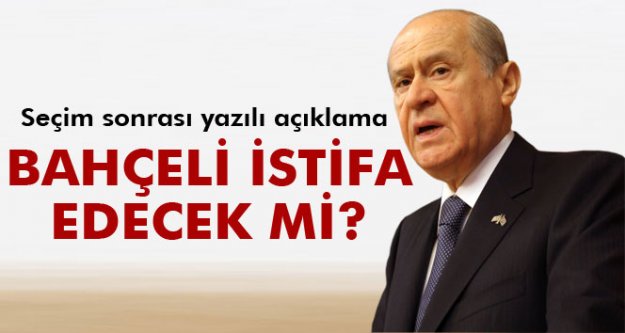 Devlet Bahçeli'den seçim sonrası ilk açıklama