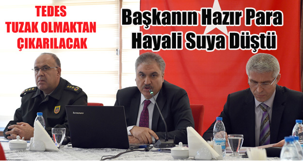 TEDES'TE SON NOKTAYI VALİ KOYDU