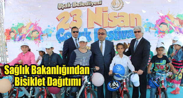 SAĞLIK BAKANLIĞINDAN BİSİKLET DAĞITIMI