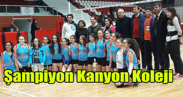 KANYON KOLEJİ ŞAMPİYON OLDU
