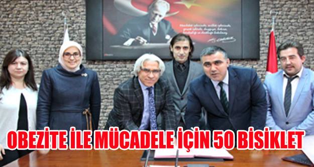 OBEZİTE İLE MÜCADELE İÇİN 50 BİSİKLET