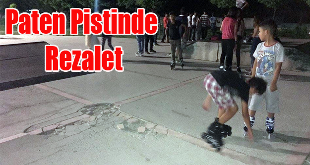 PATEN PİSTİNDE Kİ ÇUKURLAR ÇOCUKLARA BÜYÜK TEHLİKE