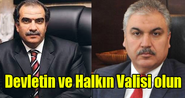YENİ VALİ'DEN BELİRLİ ZÜMRELERİN DEĞİL, HALKIN VALİSİ OLMASINI BEKLİYORUZ