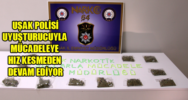 UŞAK'TA EXTACY OPERASYONU 2 GÖZALTI