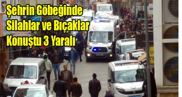 UŞAK'TA BIÇAKLAR VE SİLAHLAR KONUŞTU 3 YARALI