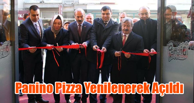 PANİNO PİZZA UŞAK'TA YENİLENEREK AÇILDI