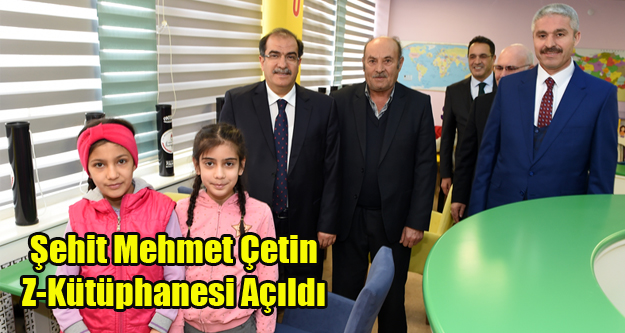 Şehit Mehmet Çetin Z-Kütüphanesi Açıldı