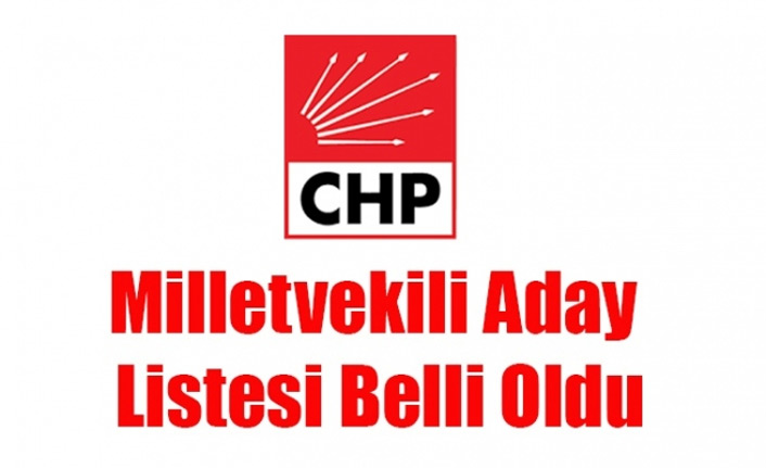 CHP UŞAK MİLLETVEKİLİ ADAY LİSTESİ BELLİ OLDU