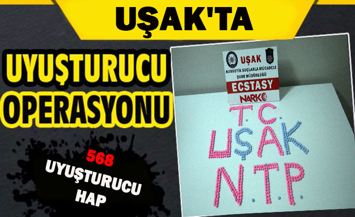 UŞAK'TA UYUŞTURUCU OPERASYONU 2 GÖZALTI