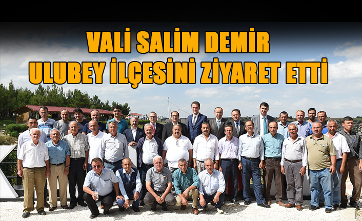 Vali Salim Demir Ulubey İlçesini Ziyaret Etti