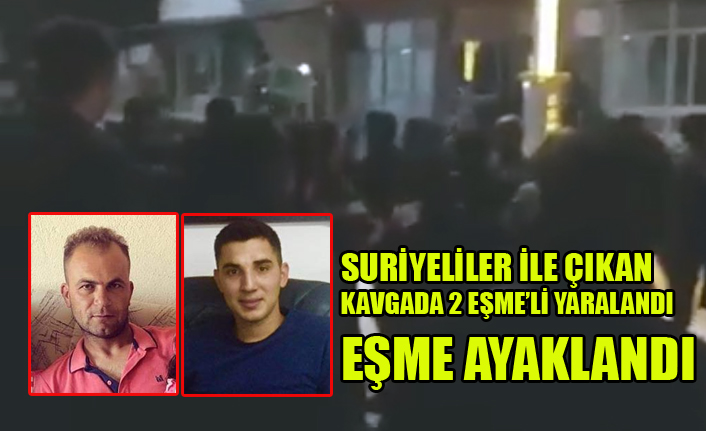 SURİYELİLER İLE KAVGA ÇIKTI 2 EŞMELİ AĞIR YARALI