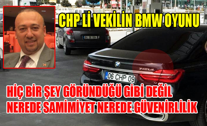 CHP'Lİ VEKİL ÖZKAN YALIM'IN BMW OYUNUNU UŞAK.TV ORTAYA ÇIKARDI