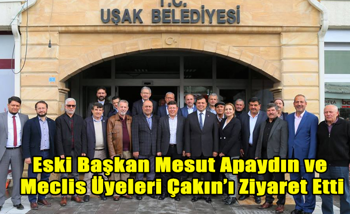 ESKİ BAŞKAN APAYDIN VE MECLİS ÜYELERİNDEN YENİ BAŞKAN HAYIRLI OLSUN ZİYARETİ
