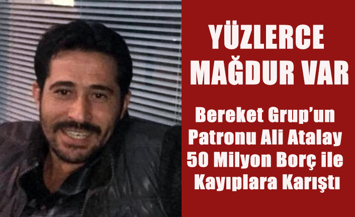 PİYASA 50 MİLYON BORÇ TAKAN UŞAKLI MÜTEAHHİT KAYIPLARA KARIŞTI