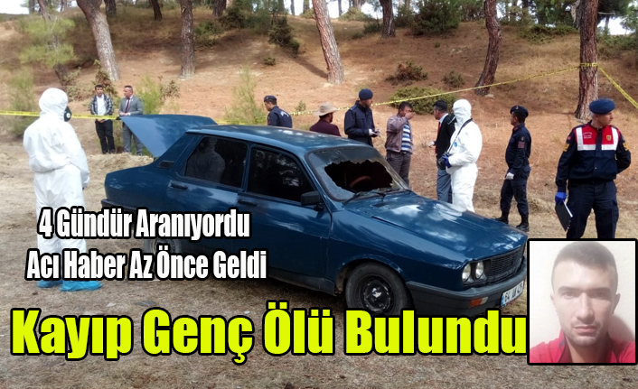 KAYIP GENÇ ARACINDA YANMIŞ OLARAK ÖLÜ BULUNDU