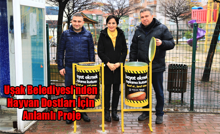 Uşak Belediyesi'nden Hayvan Dostları İçin Anlamlı Proje