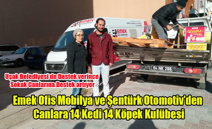 EMEK OFİS MOBİLYA VE ŞENTÜRK OPTOMOTİV'DEN SOKAK CANLARINA BÜYÜK DESTEK