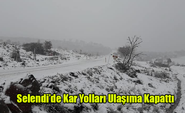 Selendi'de Yol Açma Çalışmaları Sürüyor