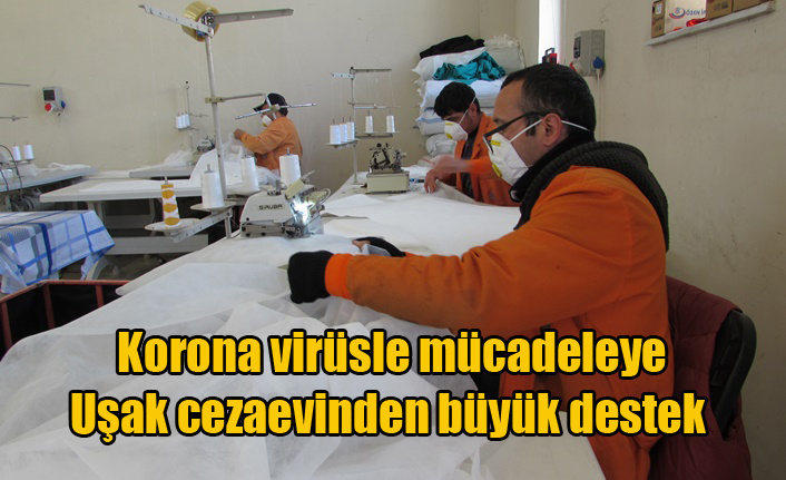 Korona virüsle mücadeleye cezaevinden büyük destek
