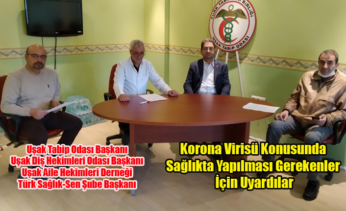 KORONA VİRÜSÜ VE SAĞLIKTA YAPILMASI GEREKENLER HAKKINDA AÇIKLAMA YAPTILAR
